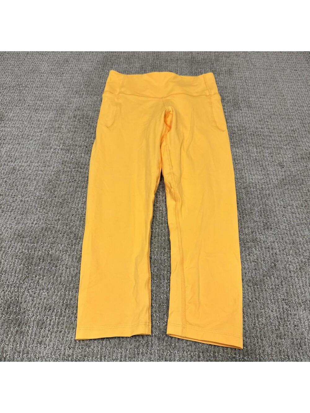 Under Armour Leggings Cropped Orange Women’s Size Small